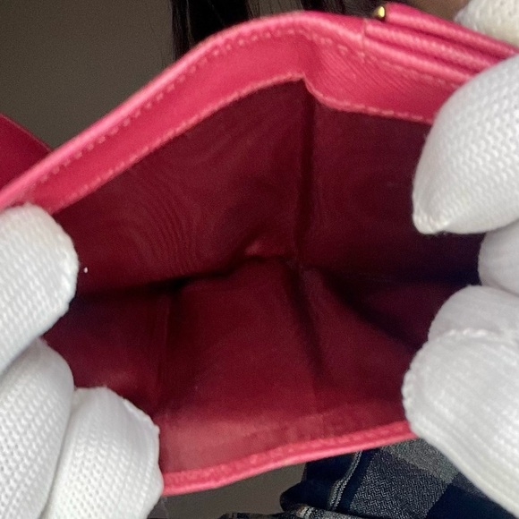 Prada Saffiano Leather Compct Bar Flap Wallet - Picture 10 of 12